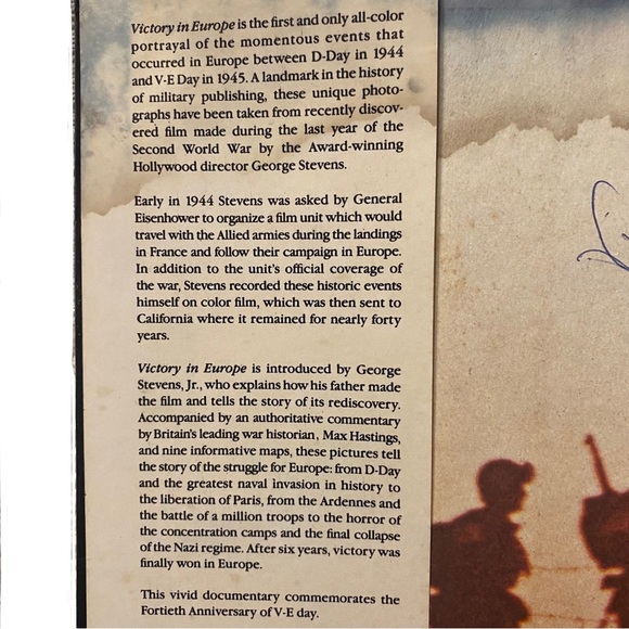 Vintage Hard Cover Book Victory in Europe, The Real Life Events D-Day to VE Day - Picture 3 of 14